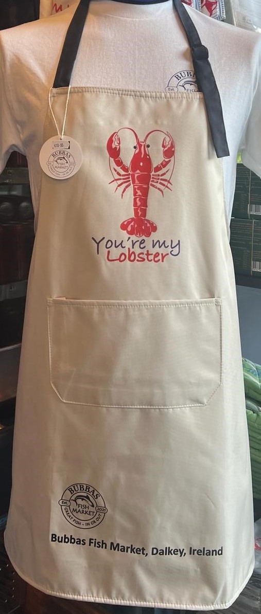 Apron Apron "Bubbas You're My Lobster" - Image 1