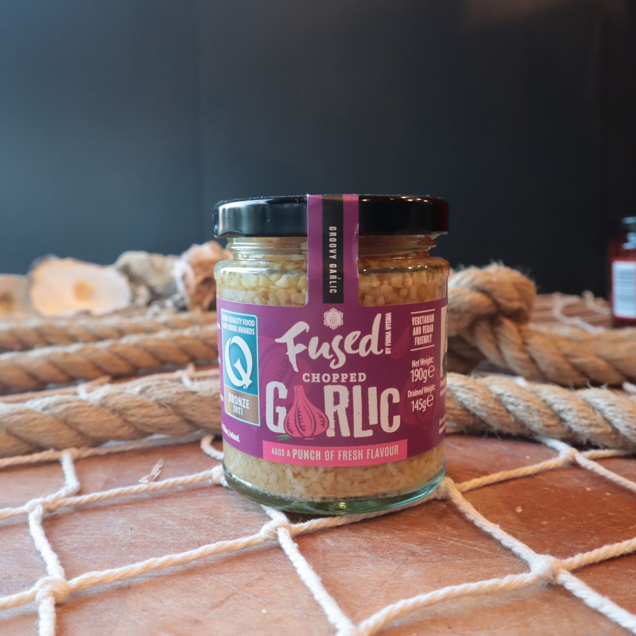 Fused Chopped Garlic 190g - Bubbas
